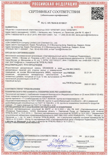 Серт 188 АрхеТип